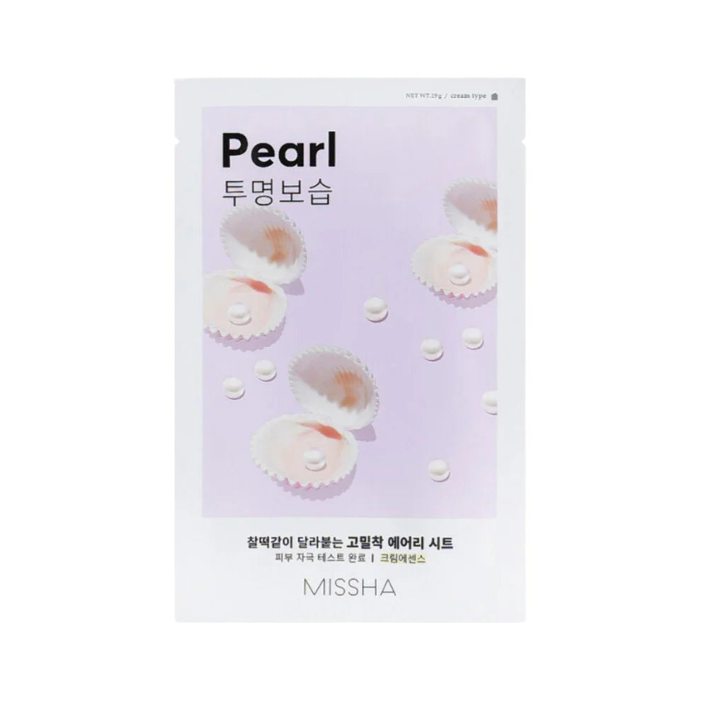 Missha - Airy Fit Sheet Mask pearl - Masque