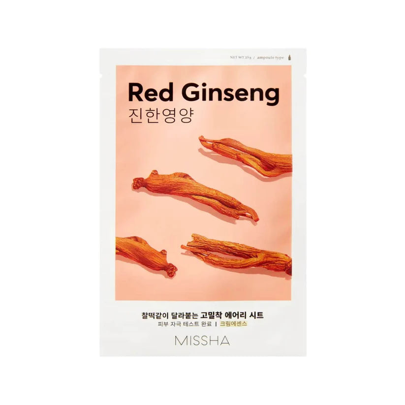 Missha - Airy Fit Sheet Mask Red Ginseng - Masque