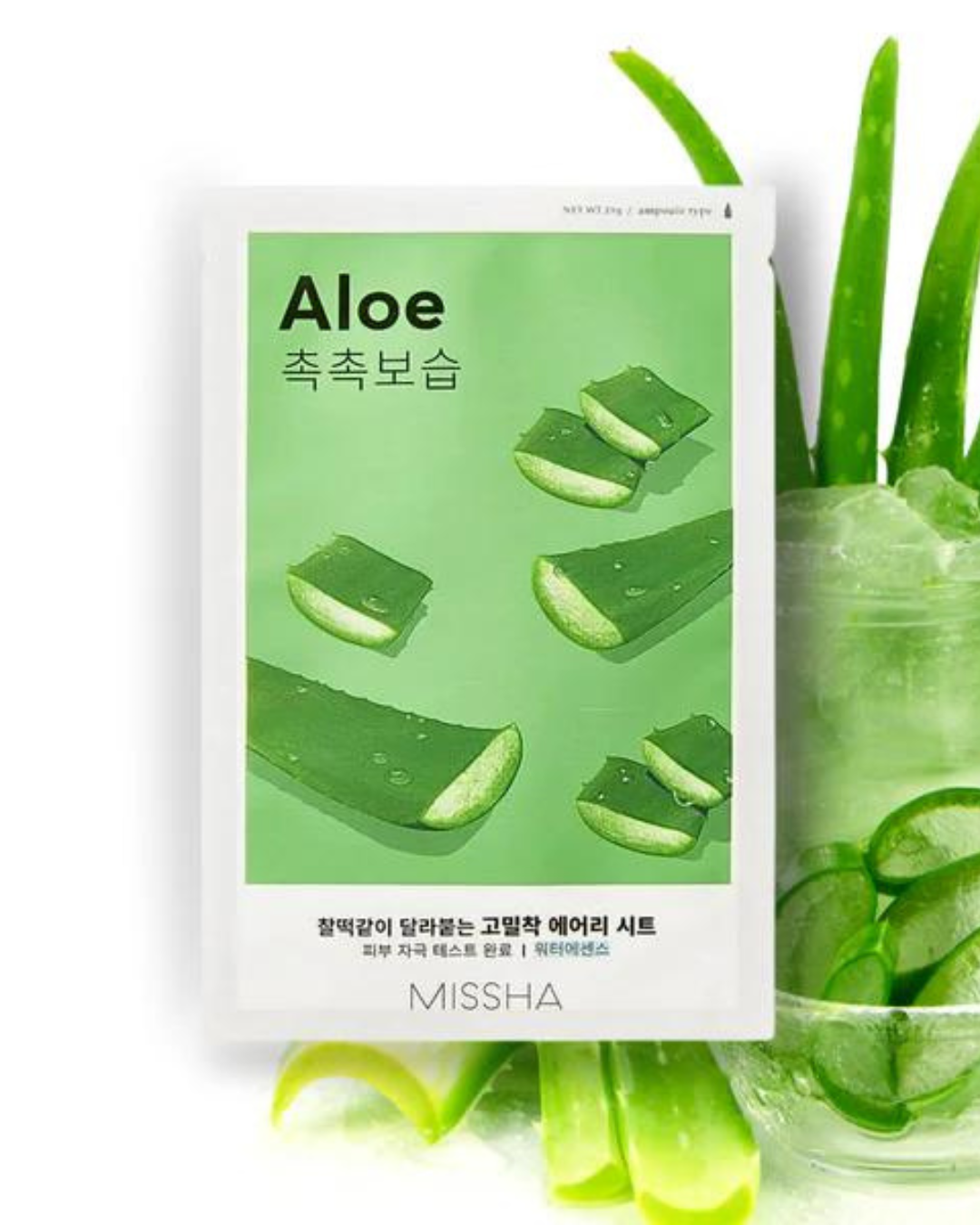 Missha - Airy Fit Shea Aloe Mask - Masque
