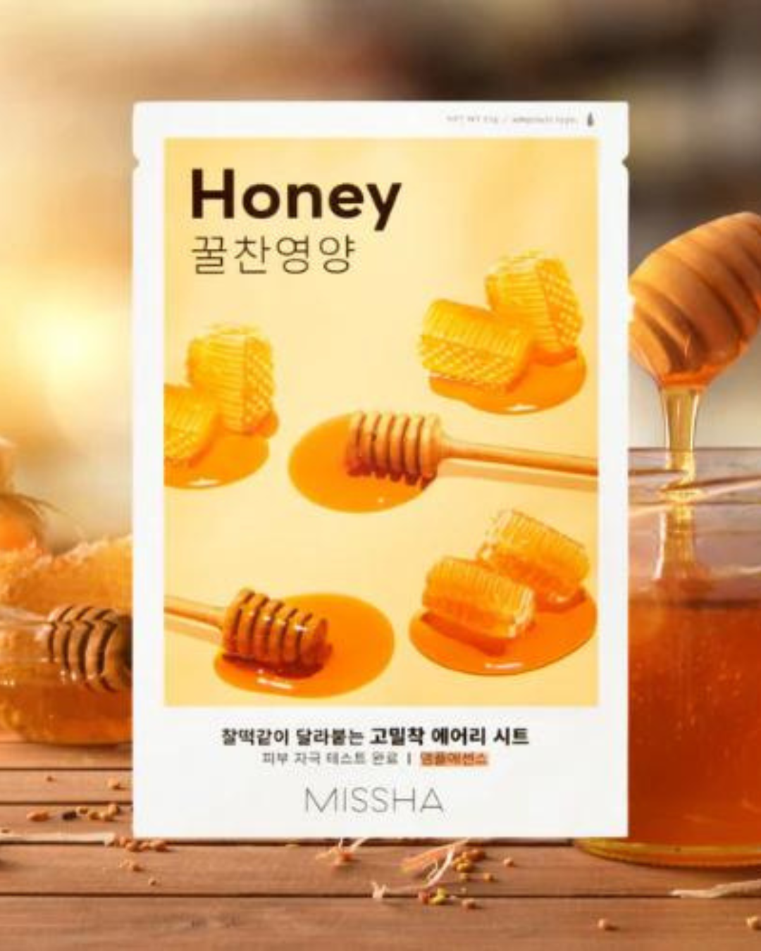 Missha - Airy Fit Shea Honey Mask - Masque