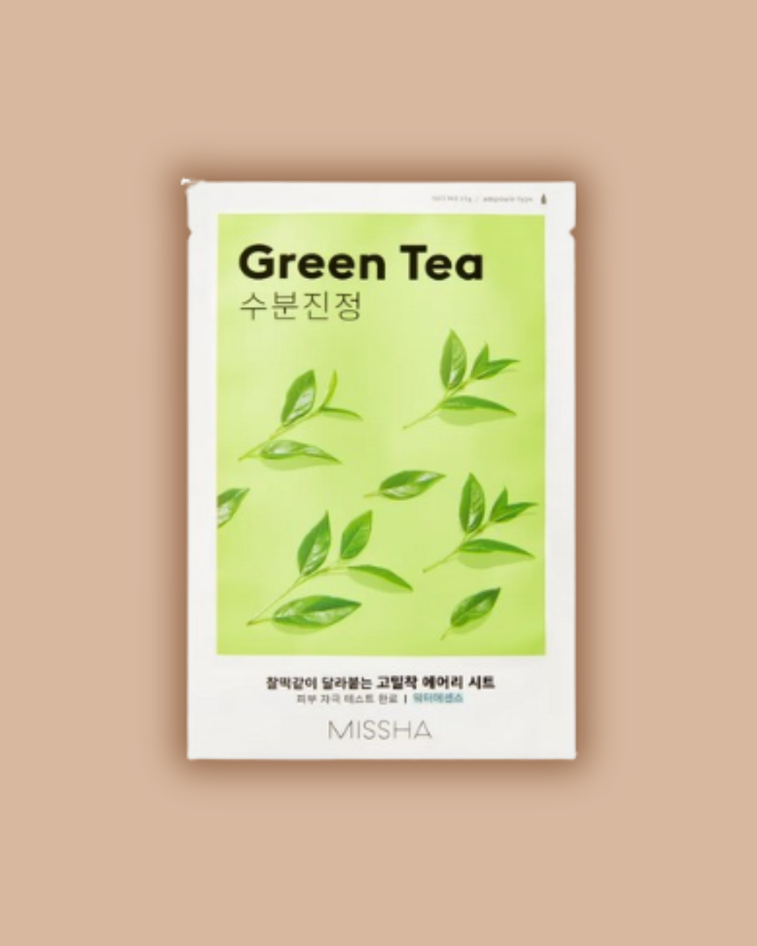 Missha - Airy Fit Sheet Mask Green Tea - Masque