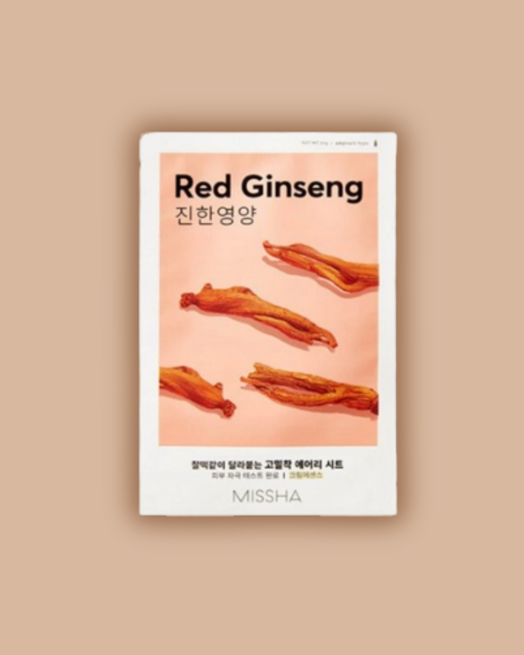 Missha - Airy Fit Sheet Mask Red Ginseng - Masque