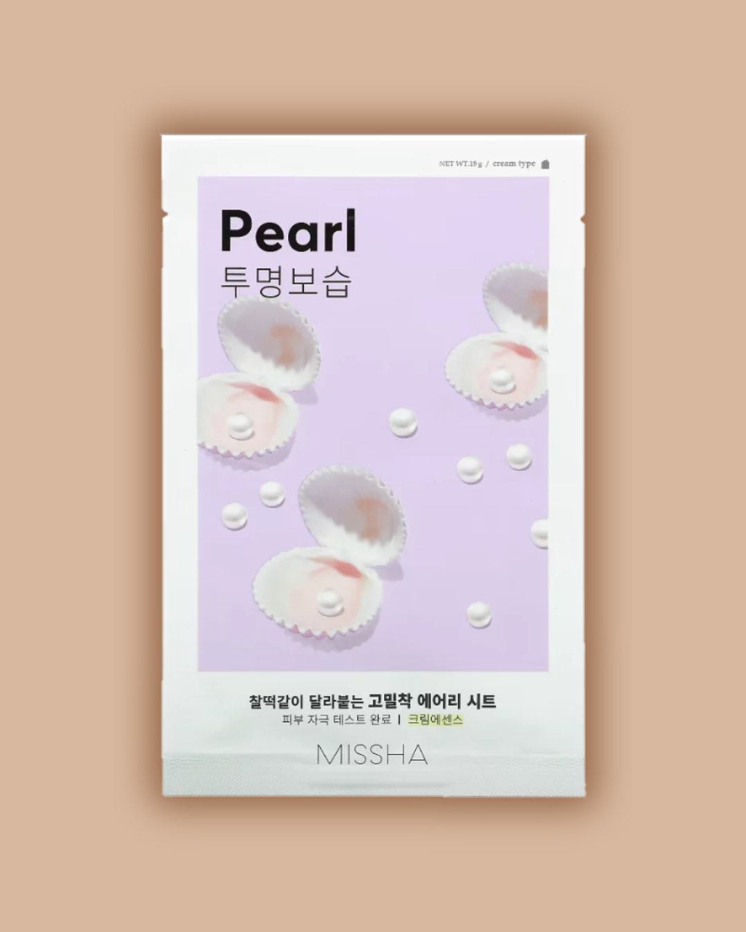 Missha - Airy Fit Sheet Mask pearl - Masque