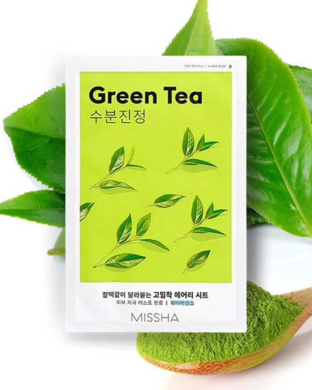 Missha - Airy Fit Sheet Mask Green Tea - Masque