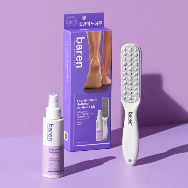 Baren – Kit Soin Adoucissant pour les Pieds – Routine Réparatrice